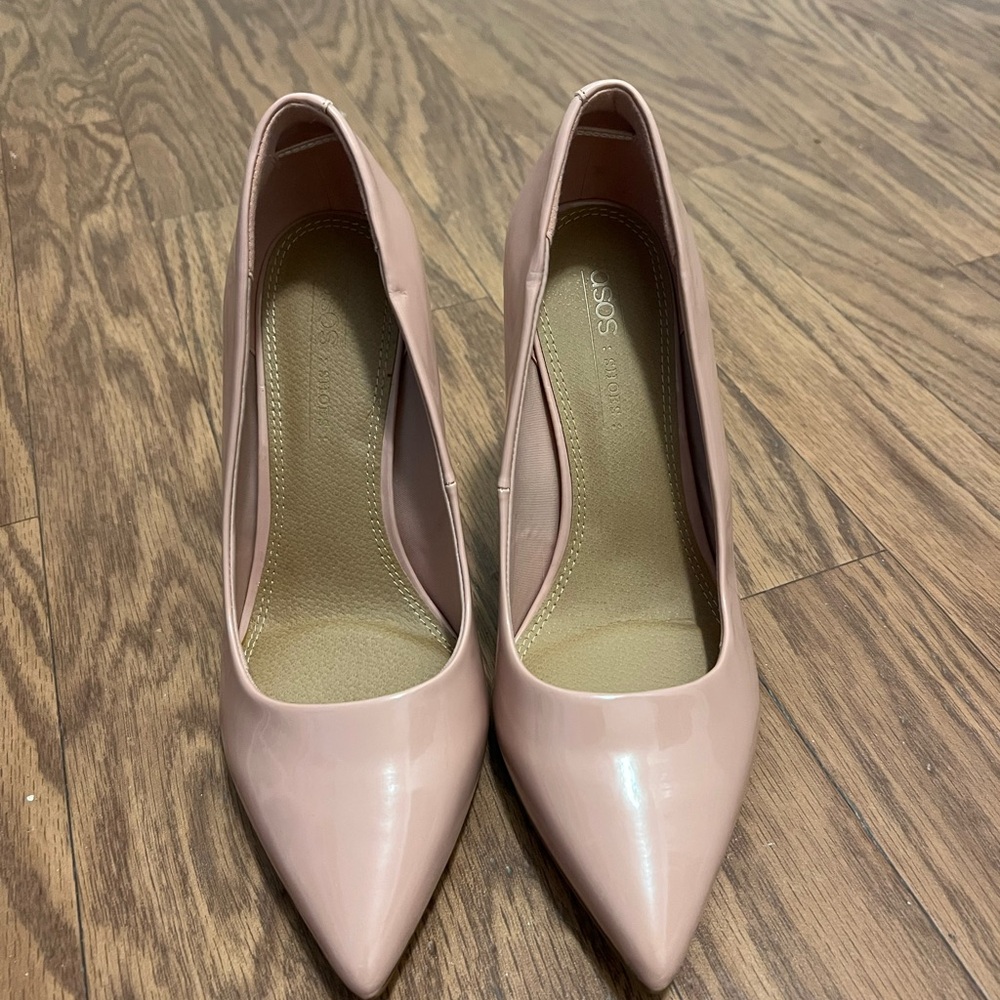 ASOS Pink Heels Classic Pointed-Toe Pumps